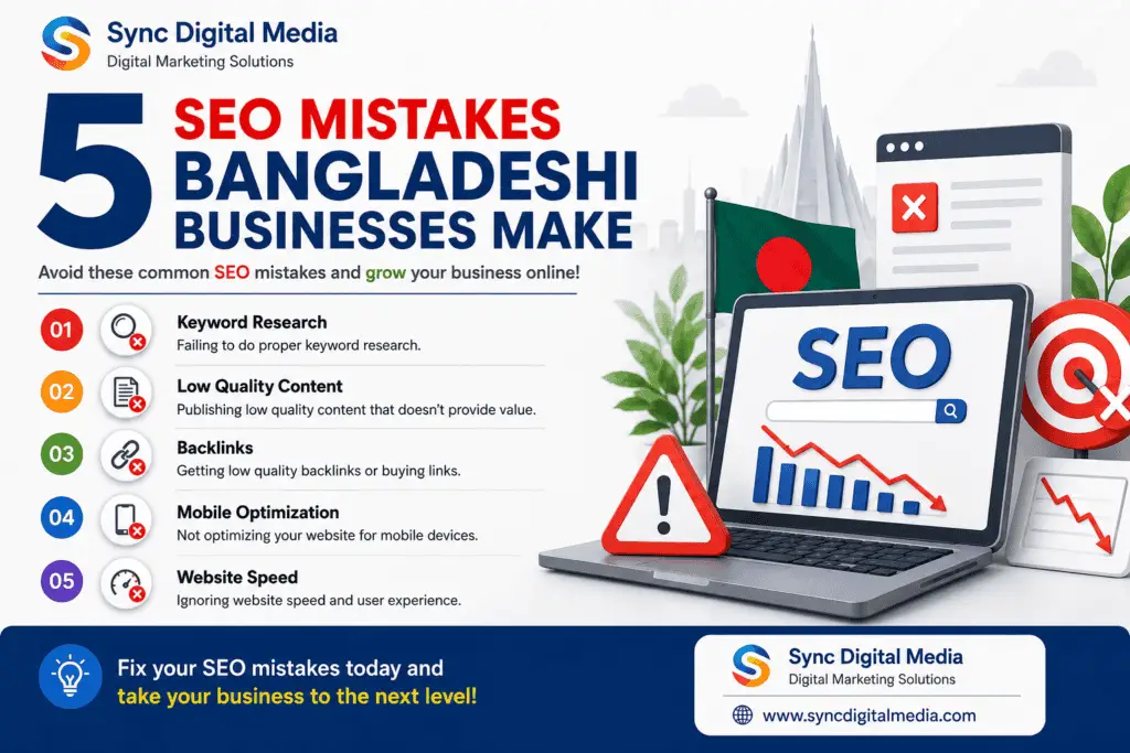 SEO Mistakes Bangladesh Businesses Make